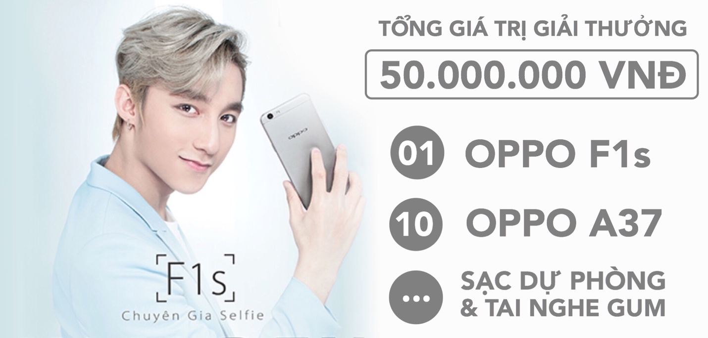 Giới trẻ đua nhau đi “săn” Oppo F1s miễn phí và giải thưởng 50 triệu đồng - Ảnh 2. Giới trẻ đua nhau đi “săn” Oppo F1s miễn phí và giải thưởng 50 triệu đồng - Ảnh 2.