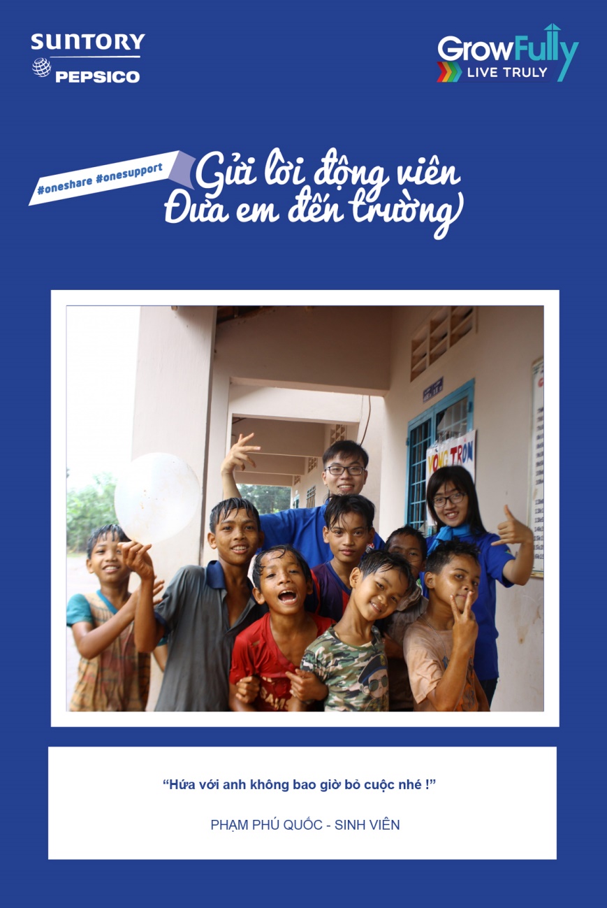 Ngọt ngào những đồng 1$ từ “Gửi lời động viên, đưa em đến trường” - Ảnh 1. Ngọt ngào những đồng 1$ từ “Gửi lời động viên, đưa em đến trường” - Ảnh 1.