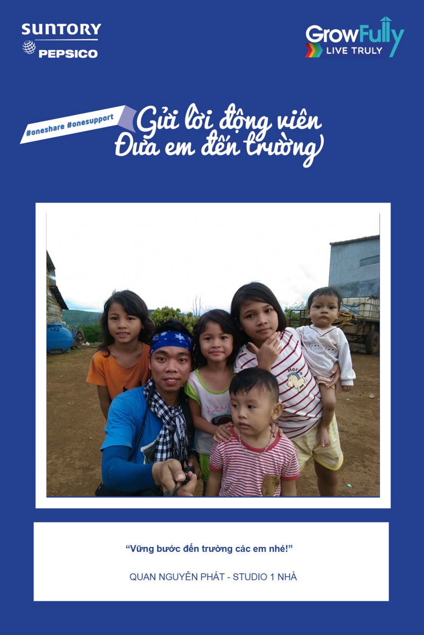 Ngọt ngào những đồng 1$ từ “Gửi lời động viên, đưa em đến trường” - Ảnh 2. Ngọt ngào những đồng 1$ từ “Gửi lời động viên, đưa em đến trường” - Ảnh 2.