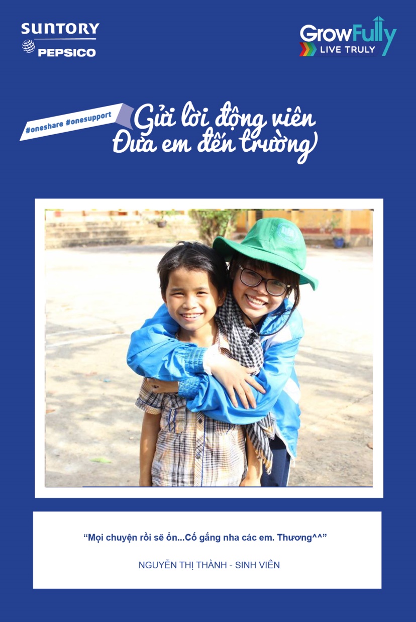 Ngọt ngào những đồng 1$ từ “Gửi lời động viên, đưa em đến trường” - Ảnh 3. Ngọt ngào những đồng 1$ từ “Gửi lời động viên, đưa em đến trường” - Ảnh 3.