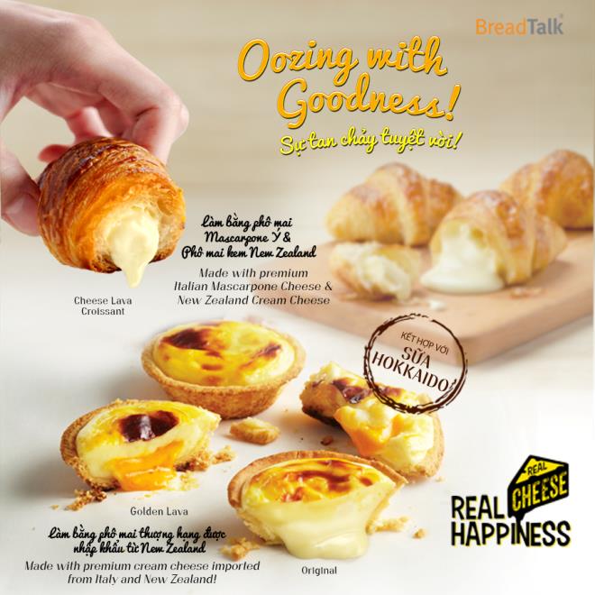 Đến BreadTalk để chứng thực ăn pho mát mang đến vui vẻ, hạnh phúc như thế nào? - Ảnh 4. Đến BreadTalk để chứng thực ăn pho mát mang đến vui vẻ, hạnh phúc như thế nào? - Ảnh 4.