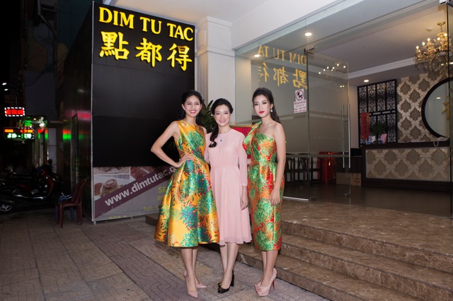 Hoa hậu Đỗ Mỹ Linh đẹp rạng ngời tham dự đêm tiệc tại Queen Plaza - Ảnh 5.