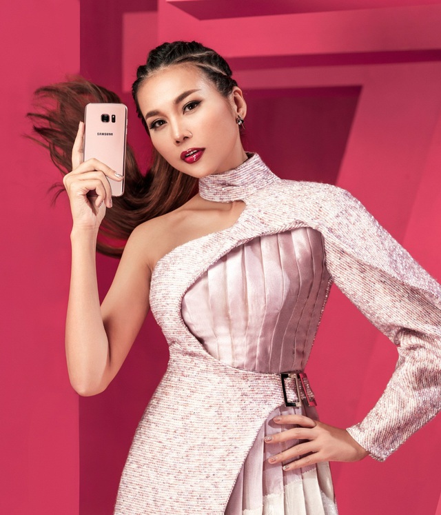 Hậu trường “tô hồng mọi giới hạn” của Thanh Hằng và Galaxy S7 edge Pink Gold - Ảnh 10.