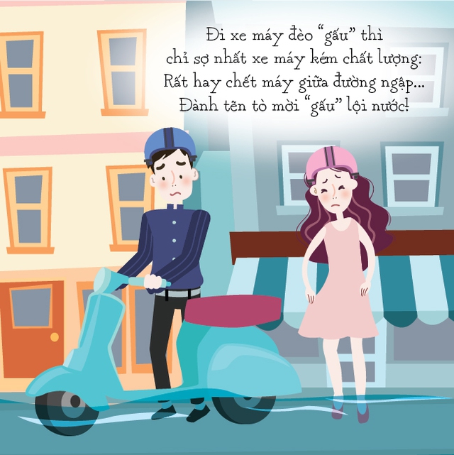 1001 chuyện “đơ khó đỡ” khi đèo “gấu” đi chơi - Ảnh 5. 1001 chuyện “đơ khó đỡ” khi đèo “gấu” đi chơi - Ảnh 5.