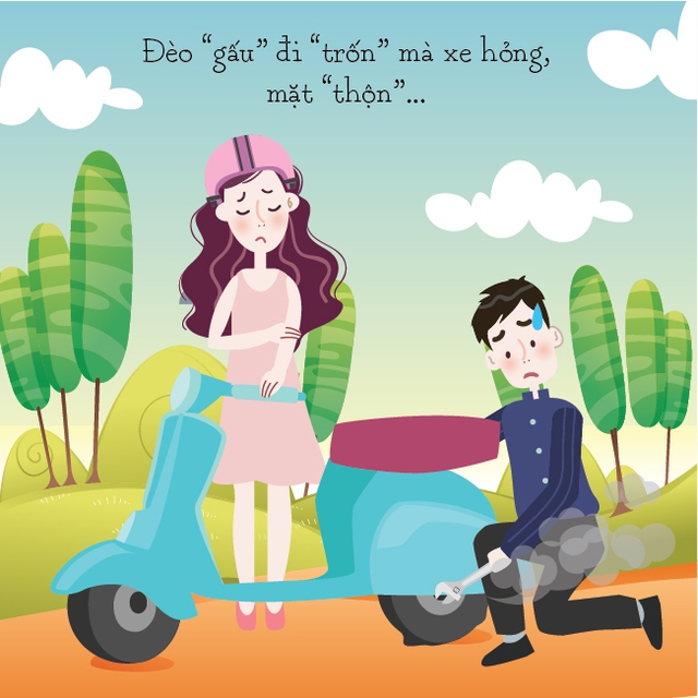 1001 chuyện “đơ khó đỡ” khi đèo “gấu” đi chơi - Ảnh 7. 1001 chuyện “đơ khó đỡ” khi đèo “gấu” đi chơi - Ảnh 7.