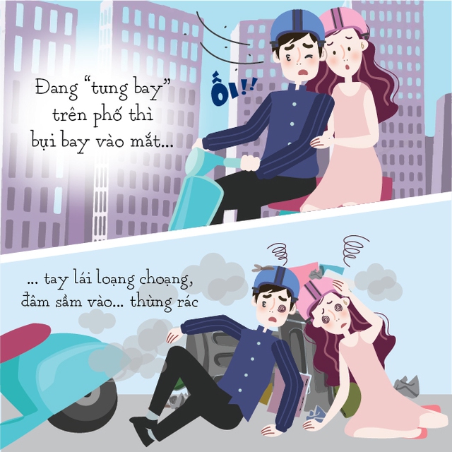 1001 chuyện “đơ khó đỡ” khi đèo “gấu” đi chơi - Ảnh 9. 1001 chuyện “đơ khó đỡ” khi đèo “gấu” đi chơi - Ảnh 9.