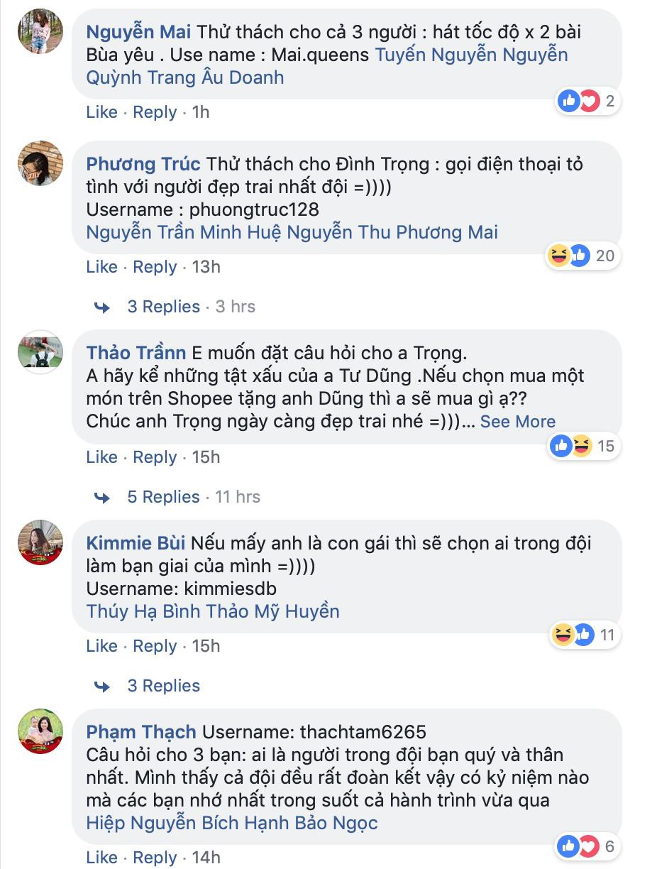 Sau Duy Mạnh đến lượt Đình Trọng sơ-vin bán buôn trực tuyến những câu chuyện cực mặn cùng người hâm mộ - Ảnh 5. Sau Duy Mạnh đến lượt Đình Trọng sơ-vin bán buôn trực tuyến những câu chuyện cực mặn cùng người hâm mộ - Ảnh 5.