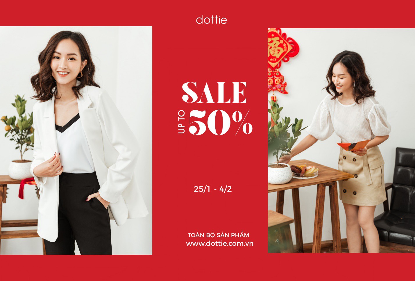 Shopping Tết cùng Dottie – giảm đến 50% toàn bộ sản phẩm - Ảnh 3. Shopping Tết cùng Dottie – giảm đến 50% toàn bộ sản phẩm - Ảnh 3.