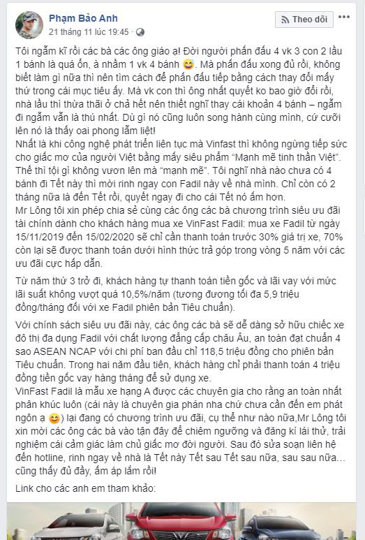 VinFast ưu đãi ‘tất tay’, sao Việt: ‘Mua ngay đừng chờ’ - Ảnh 7.