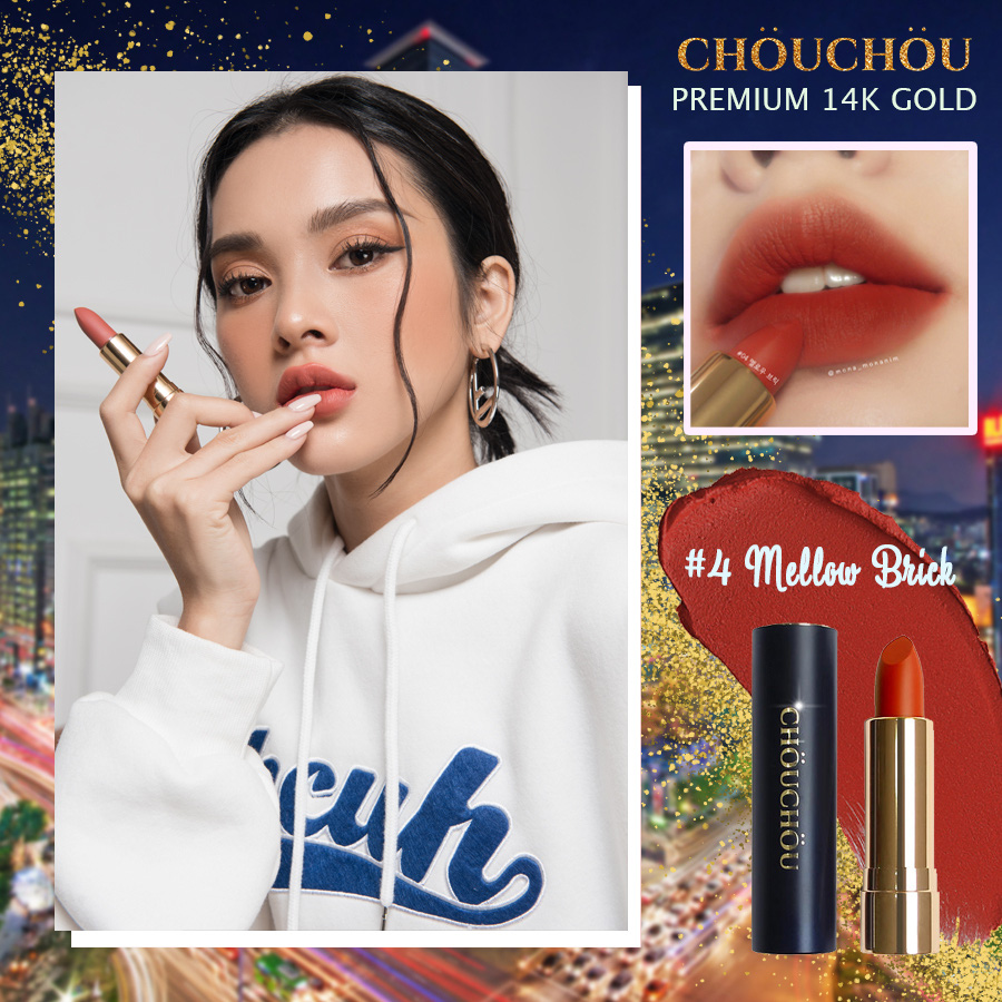 ChouChou ra mắt dòng son mạ vàng Premium Matte 14k Gold Edition chinh phục các beauty blogger khó tính - Ảnh 8. ChouChou ra mắt dòng son mạ vàng Premium Matte 14k Gold Edition chinh phục các beauty blogger khó tính - Ảnh 8.