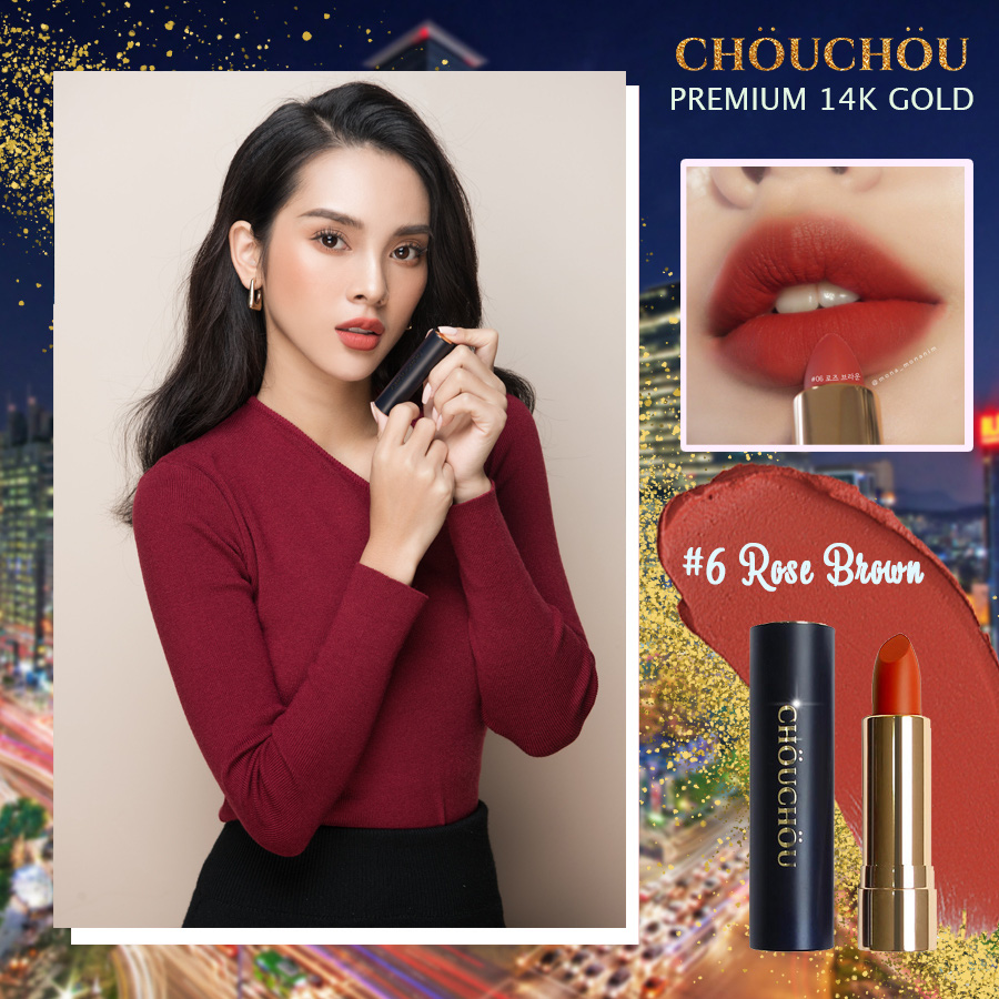 ChouChou ra mắt dòng son mạ vàng Premium Matte 14k Gold Edition chinh phục các beauty blogger khó tính - Ảnh 10. ChouChou ra mắt dòng son mạ vàng Premium Matte 14k Gold Edition chinh phục các beauty blogger khó tính - Ảnh 10.