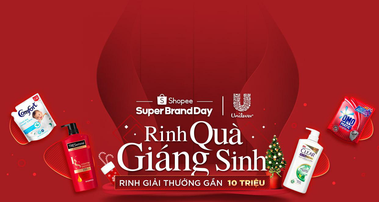 Cùng Unilever mua quà Giáng sinh, rinh giải thưởng gần 10 triệu đồng trên ứng dụng Shopee - Ảnh 1.