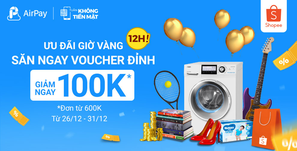 Liên kết Ví AirPay trên Shopee, nhận ngay gói ưu đãi 200K “xài thả ga” chờ thưởng về từ 26-31/12 - Ảnh 2.