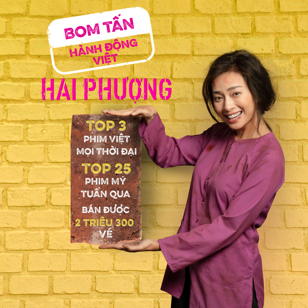Sốt xình xịch – Xem bom tấn Hai Phượng chỉ 50K/vé tại tất cả các rạp - Ảnh 2. Sốt xình xịch – Xem bom tấn Hai Phượng chỉ 50K/vé tại tất cả các rạp - Ảnh 2.