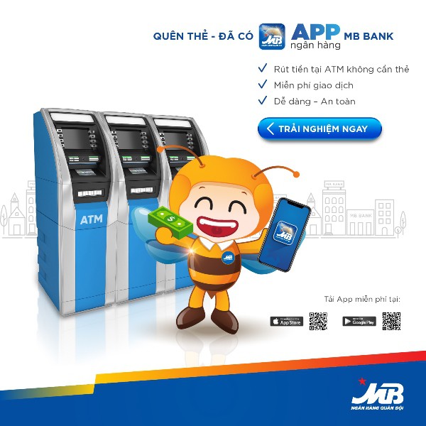 APP MBBank: Rút tiền ATM không cần thẻ  mà vẫn an toàn - Ảnh 2.