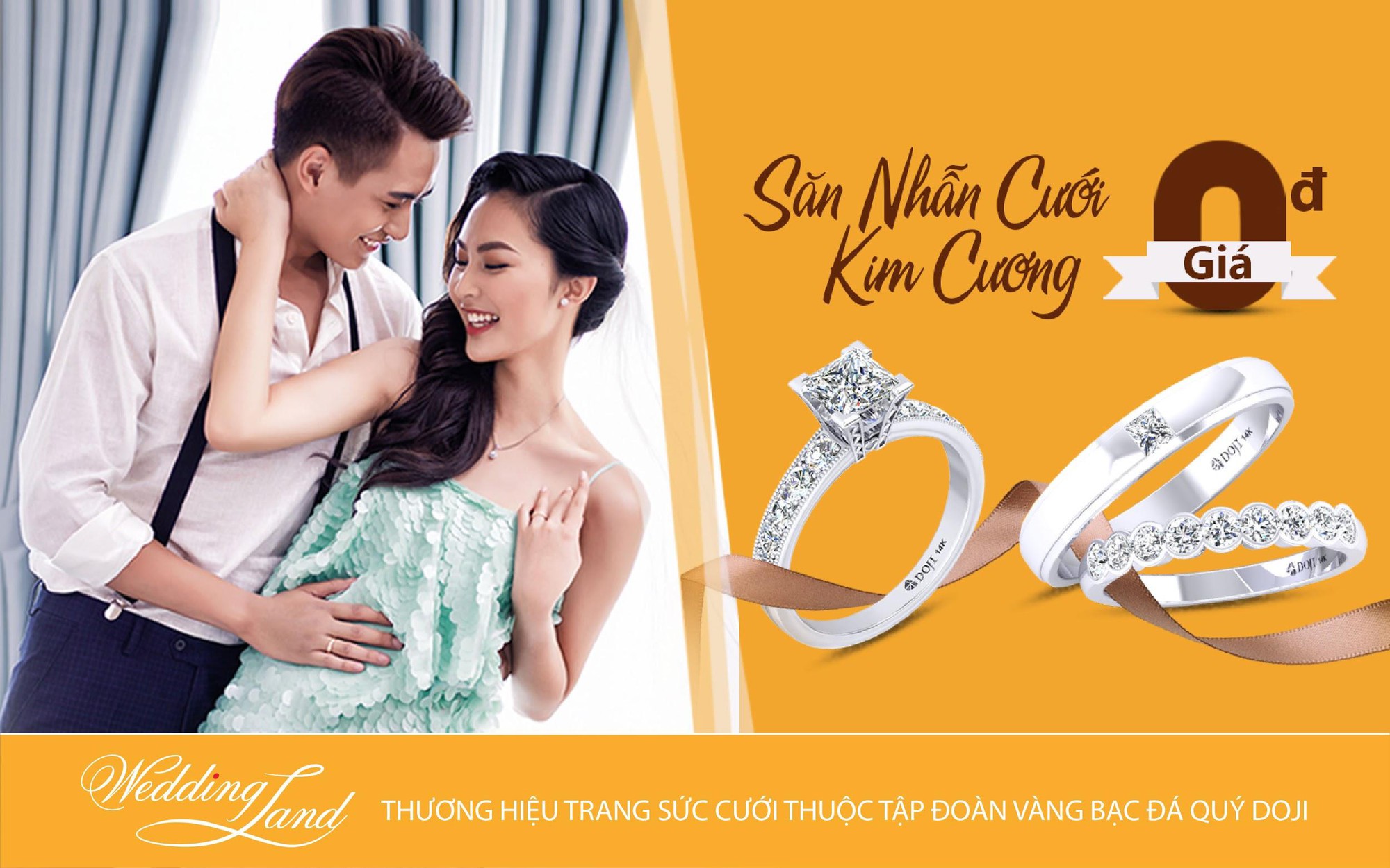 Tin hot cho mọi cặp đôi: Cơ hội sở hữu nhẫn cưới kim cương giá 0 đồng - Ảnh 1. Tin hot cho mọi cặp đôi: Cơ hội sở hữu nhẫn cưới kim cương giá 0 đồng - Ảnh 1.