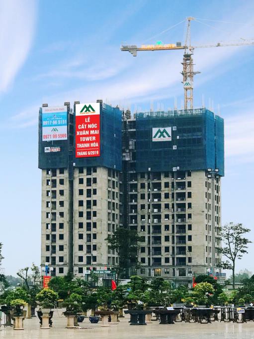 Xuân Mai Tower - chung cư cao cấp trung tâm TP Thanh Hóa chính thức cất nóc - Ảnh 1.