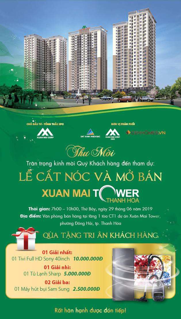 Xuân Mai Tower - chung cư cao cấp trung tâm TP Thanh Hóa chính thức cất nóc - Ảnh 2.