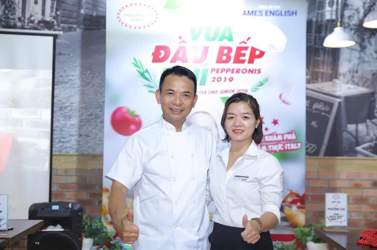 Thiên tài tí hon Minh Anh trở thành đầu bếp Pizza trong cuộc thi vua đầu bếp nhí Pepperonis 2019 - Ảnh 5. Thiên tài tí hon Minh Anh trở thành đầu bếp Pizza trong cuộc thi vua đầu bếp nhí Pepperonis 2019 - Ảnh 5.