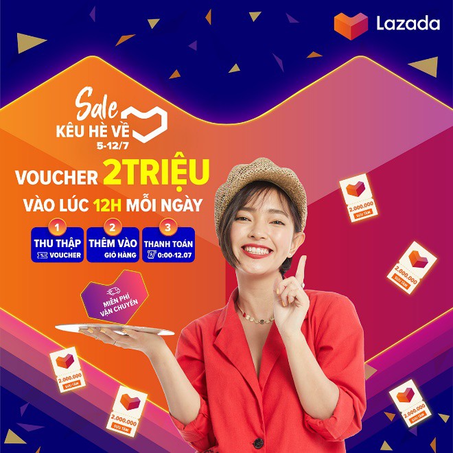 Chỉ 1 cú click, hàng ngàn deal sốc sẽ đến với bạn khi tham gia lễ hội mua sắm “Sale kêu hè về” trên Lazada hôm nay - Ảnh 3. Chỉ 1 cú click, hàng ngàn deal sốc sẽ đến với bạn khi tham gia lễ hội mua sắm “Sale kêu hè về” trên Lazada hôm nay - Ảnh 3.