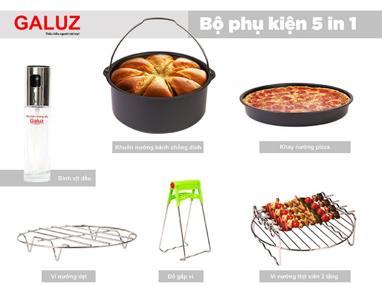 Món chiên không dầu, vừa ngon vừa khỏe ai cũng thích! - Ảnh 5. Món chiên không dầu, vừa ngon vừa khỏe ai cũng thích! - Ảnh 5.