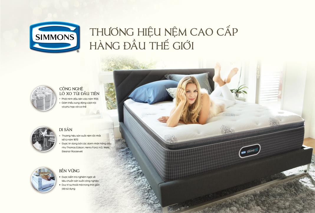 Simmons® Beautyrest® Lotus – Bản sắc Việt trên dòng nệm cao cấp hàng đầu thế giới - Ảnh 1. Simmons® Beautyrest® Lotus – Bản sắc Việt trên dòng nệm cao cấp hàng đầu thế giới - Ảnh 1.