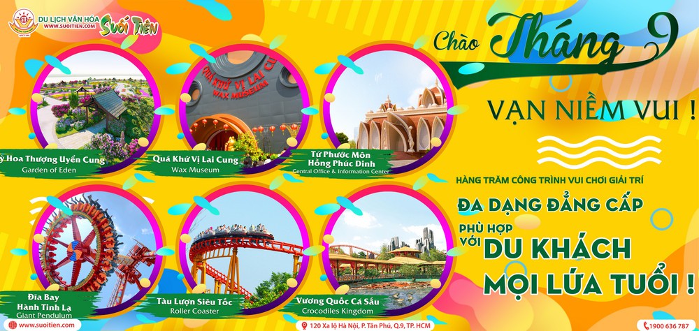 Tháng 9 sôi động – bất tận niềm vui tại Suối Tiên - Ảnh 1. Tháng 9 sôi động – bất tận niềm vui tại Suối Tiên - Ảnh 1.