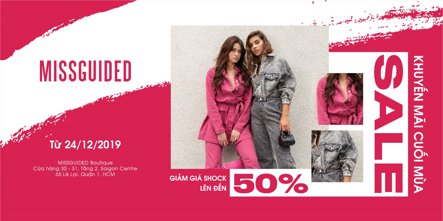 Bùng nổ sale cuối năm với thương hiệu cá tính Missguided UK - Ảnh 1. Bùng nổ sale cuối năm với thương hiệu cá tính Missguided UK - Ảnh 1.
