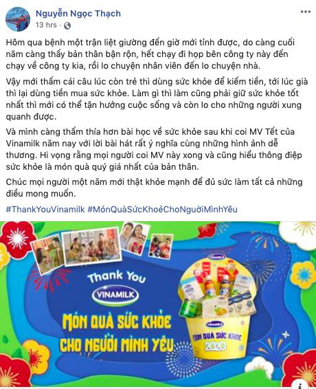 MV Tết “Thank you Vinamilk” Thông điệp ý nghĩa về món quà sức khỏe - Ảnh 2.