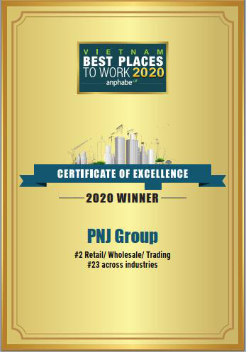 PNJ tiếp tục được bình chọn Top 100 môi trường làm việc tốt nhất Việt Nam - Ảnh 1.