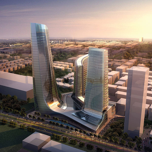 Tập đoàn thiết kế hàng đầu Dubai thiết kế tháp xanh biểu tượng Ecopark - Ảnh 2.