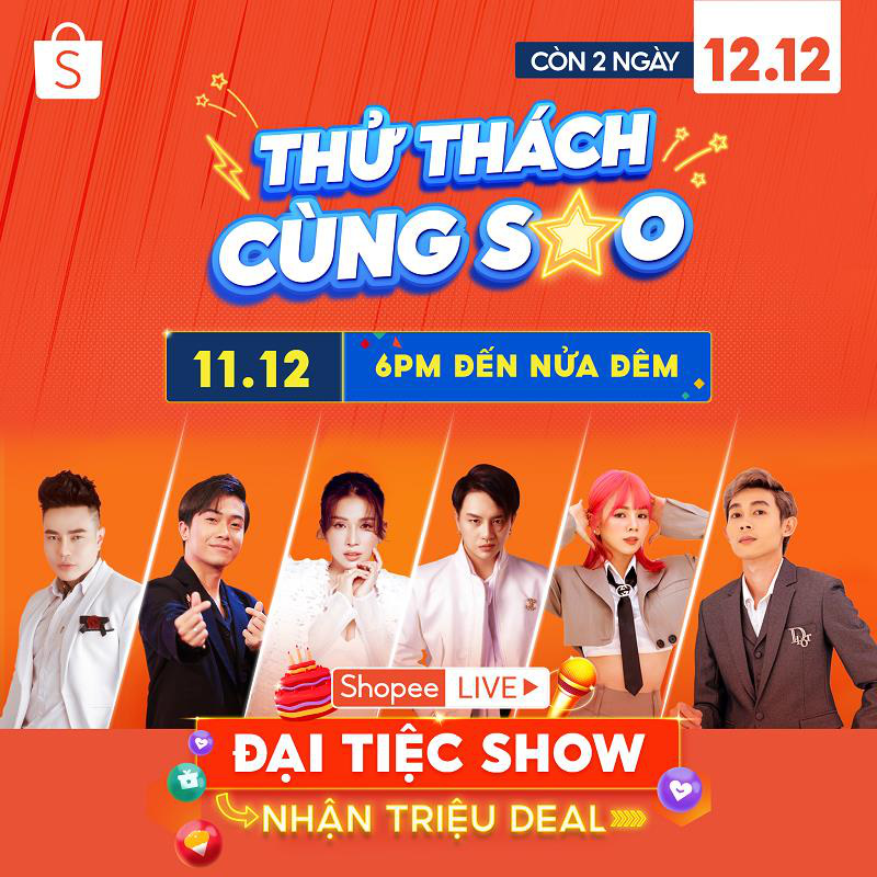 Đại Tiệc Show - Săn Triệu Deal: Cùng Thủy Tiên, Soobin, DJ Mie... quẩy cực nhiệt và rinh ngay quà đỉnh của chóp! - Ảnh 2. Đại Tiệc Show - Săn Triệu Deal: Cùng Thủy Tiên, Soobin, DJ Mie... quẩy cực nhiệt và rinh ngay quà đỉnh của chóp! - Ảnh 2.