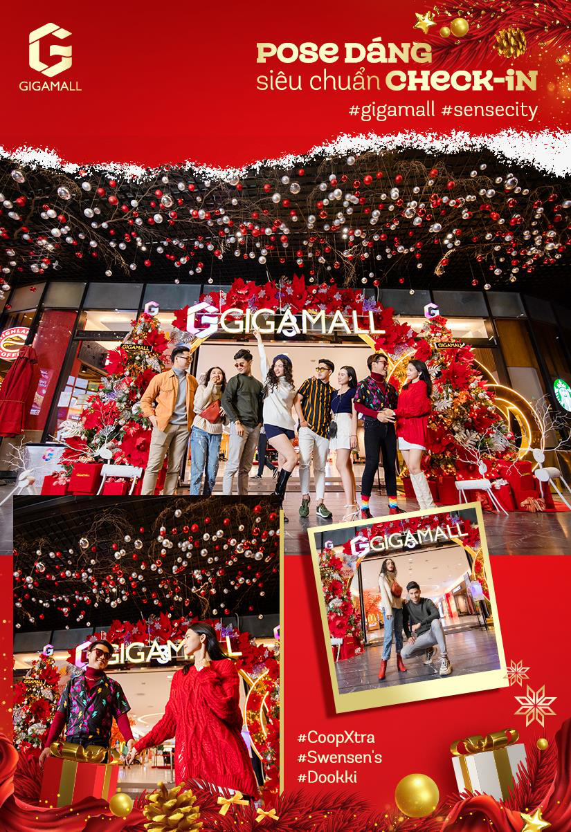 “Phượt” về trung tâm thương mại Gigamall, Sense City đón mùa Giáng sinh an lành - Ảnh 1. “Phượt” về trung tâm thương mại Gigamall, Sense City đón mùa Giáng sinh an lành - Ảnh 1.