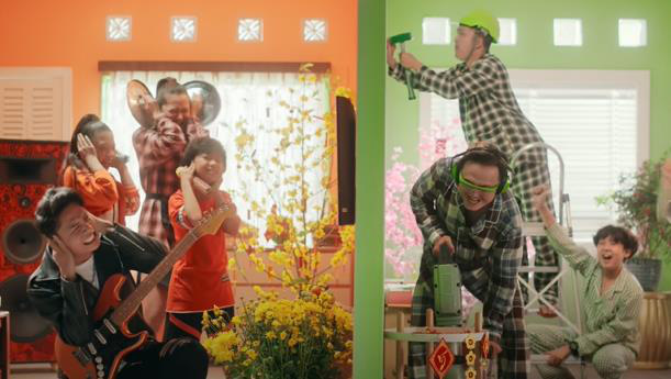 Chuyện ngược đời: Trúc Nhân lần đầu tiên trổ tài rap, Ricky Star khoe giọng ấn tượng trong MV Tết collab của cả 2 - Ảnh 5.