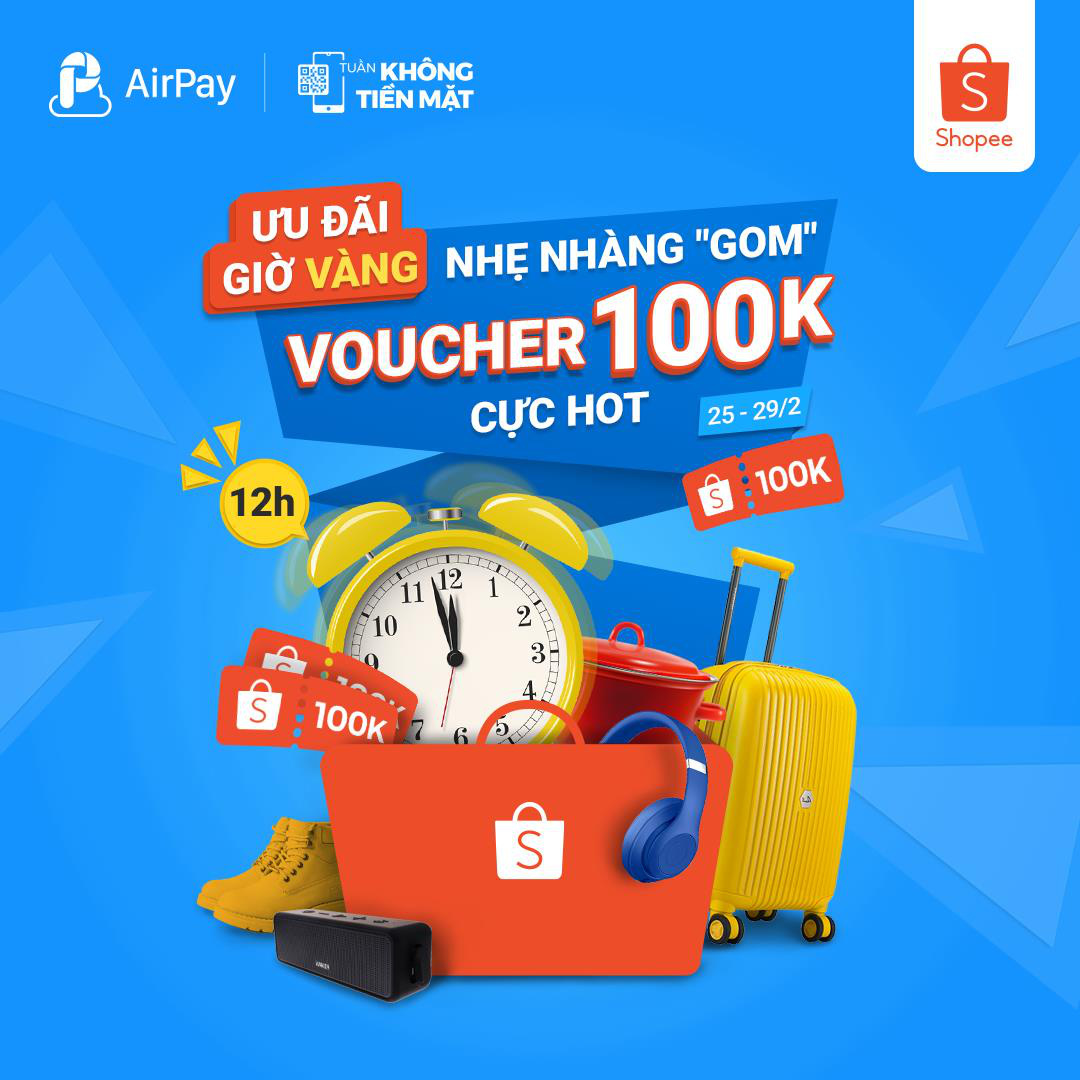 Ăn uống và nạp điện thoại thả ga, AirPay giảm giá 20% trên Shopee từ 25 - 29.02 - Ảnh 5.