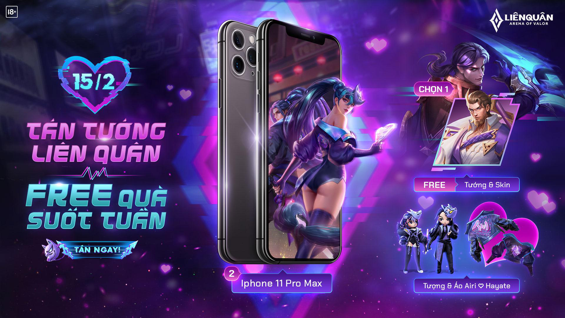 Chưa ăn xong Tết, game thủ đã hết hồn với quà Valentine của Liên Quân Mobile - Ảnh 1.