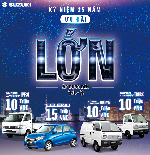 Suzuki Việt Nam ưu đãi hàng chục triệu đồng cho khách mua ô tô tháng 3 - Ảnh 1.