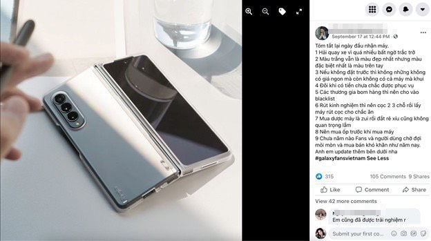 May mắn mua được Galaxy Z Fold3 trước khi cháy hàng, người dùng Galaxy Z thích thú khi nói về trải nghiệm độc nhất với thiết bị trong mùa dịch - Ảnh 4.