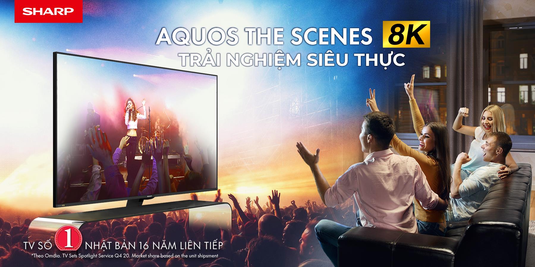 Sharp ra mắt TV 8K mới - siêu phẩm giải trí cho trải nghiệm siêu thực - Ảnh 1.