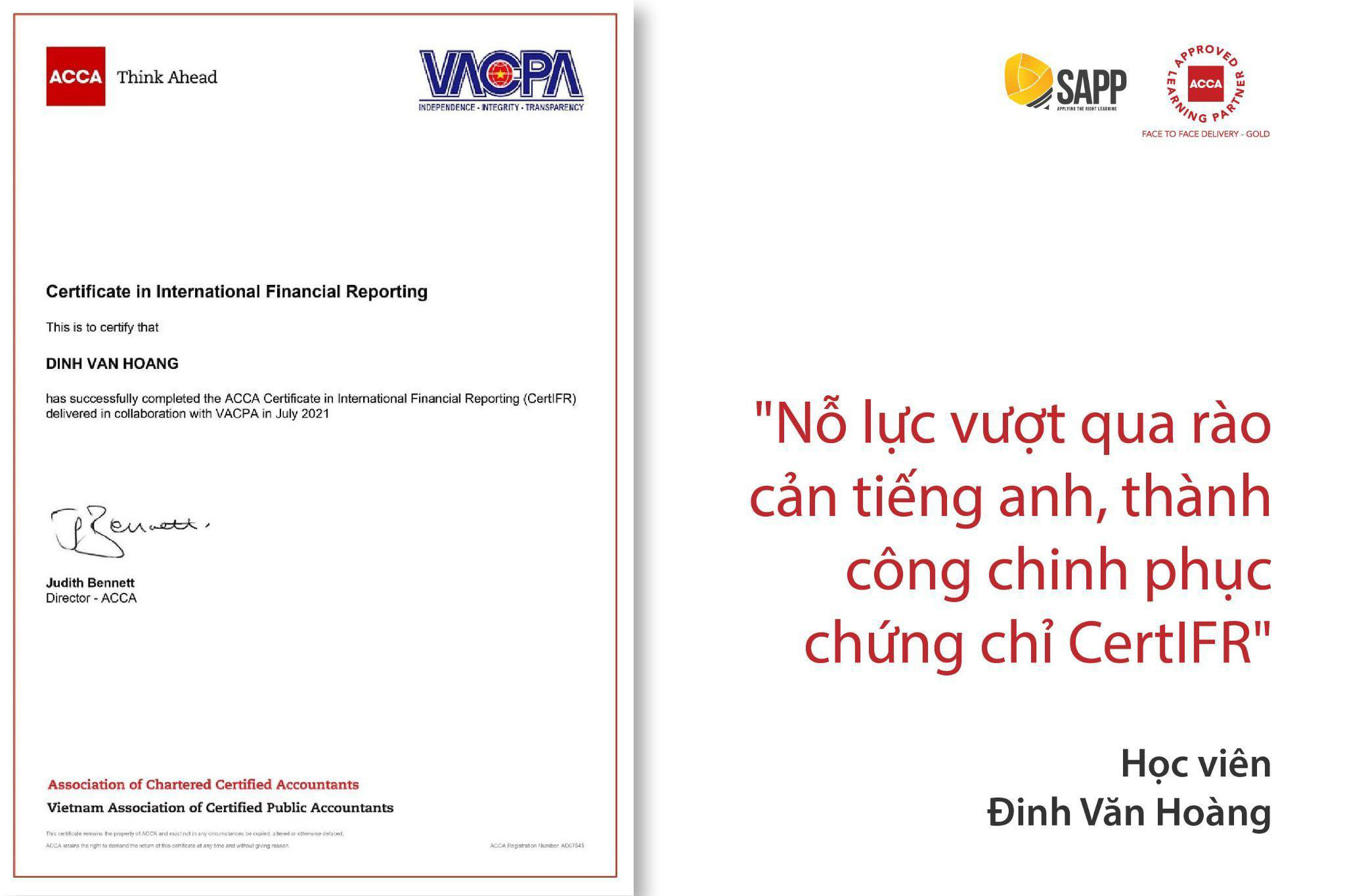 SAPP Academy đã làm gì để đạt tỷ lệ đỗ 100% chứng chỉ CertIFR? - Ảnh 4.