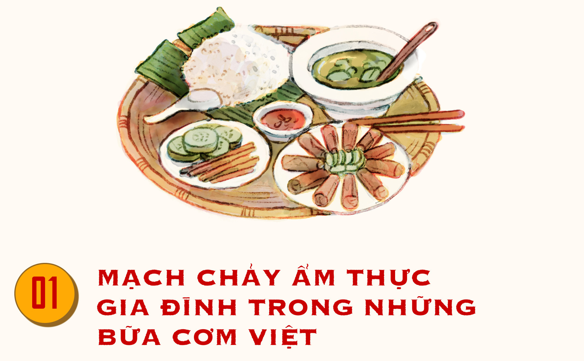 Nếp nhà trong những bữa cơm Việt truyền thống, ướp đậm tình cảm gia đình yêu thương - Ảnh 1.