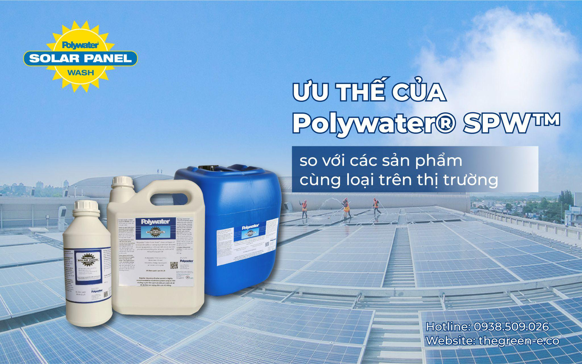 Polywater SPW là giải pháp kinh tế cho các công ty vệ sinh pin năng lượng mặt trời - Ảnh 1.