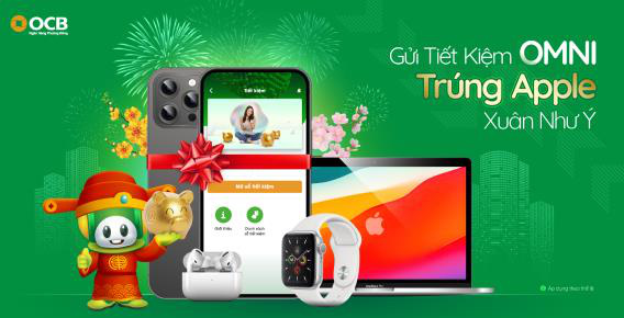 Cơ hội trúng iPhone 13 Promax khi gửi tiết kiệm online trên OCB OMNI - Ảnh 1.