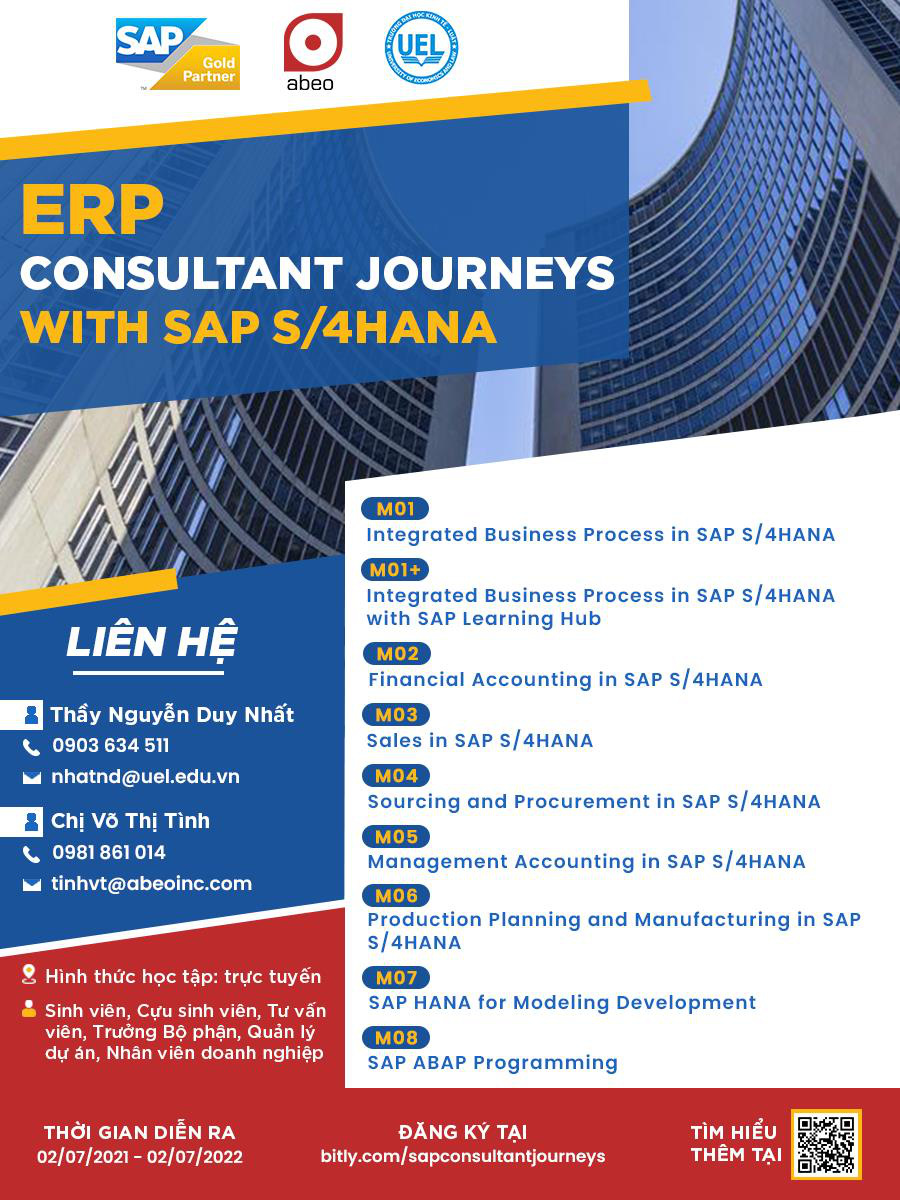 Hợp tác đào tạo SAP giữa ĐH Kinh Tế - Luật và Abeo International - Ảnh 1. Hợp tác đào tạo SAP giữa ĐH Kinh Tế - Luật và Abeo International - Ảnh 1.