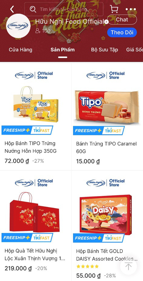 Sắm tết online nhận ng&agrave;n ưu đ&atilde;i từ Hữu Nghị Food - Ảnh 1.