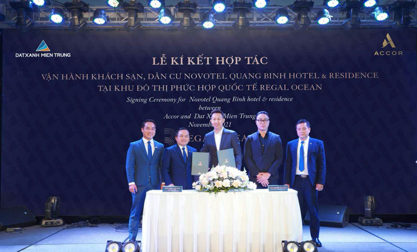 Đất Xanh Miền Trung khởi công dự án Regal Ocean - Ảnh 1.