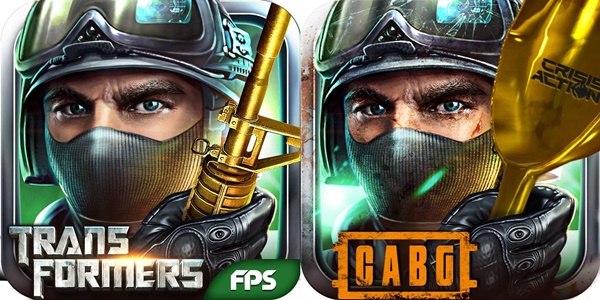 Icon của Tập Kích (bên trái) và hình đại diện của fanpage CABG - Crisis Actions Battlegrounds (bên phải) có nhiều nét tương đồng