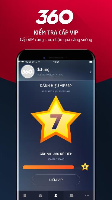 Tải app VIP 360 – Cổng hỗ trợ khách hàng trực tuyến dành cho game thủ VNG