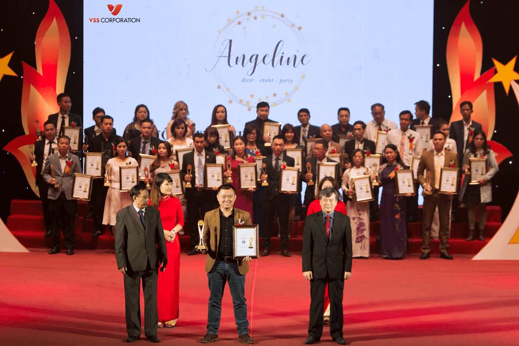 Angeline –vinh dự nhận giải thưởng sản phẩm, thương hiệu chất lượng cao năm 2017
