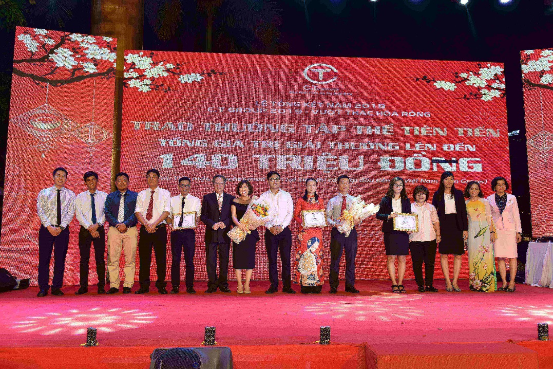 C.T Group thưởng Tết đến 6 tháng lương và nhiều quà tặng giá trị cho CBNV - Ảnh 1. C.T Group thưởng Tết đến 6 tháng lương và nhiều quà tặng giá trị cho CBNV - Ảnh 1.
